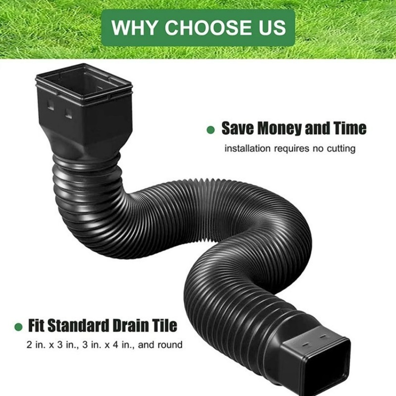 Flexible Retractable Downspout - огляд і ціна Flexible Hose Braided