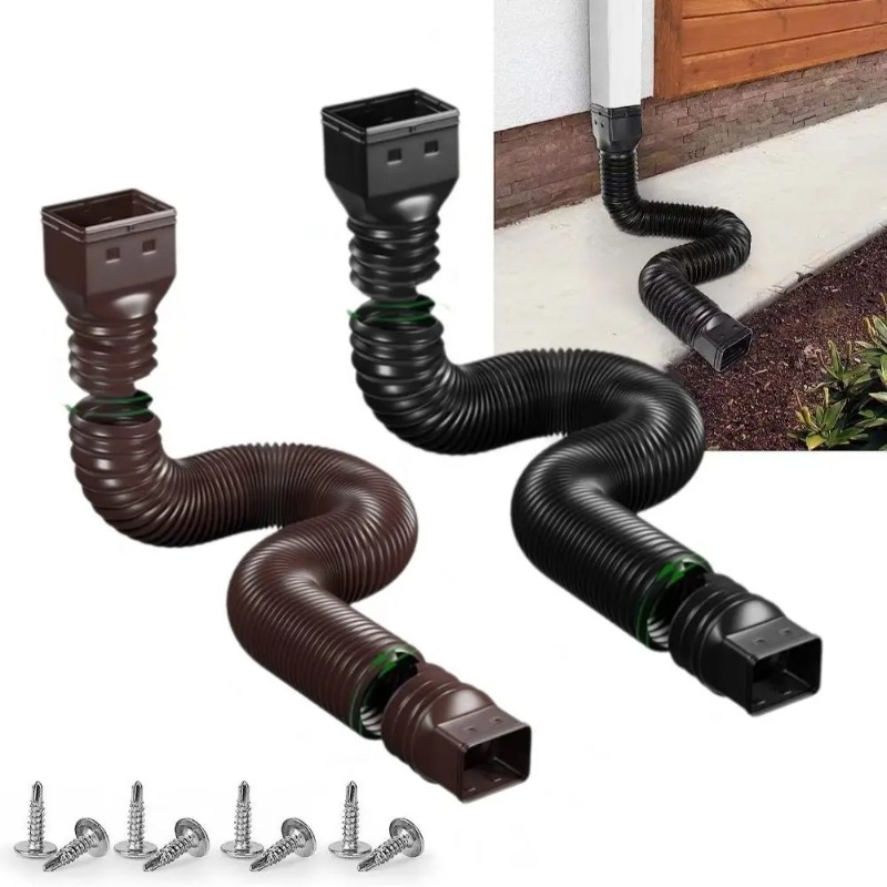 Flexible Retractable Downspout - огляд і ціна Flexible Hose Braided