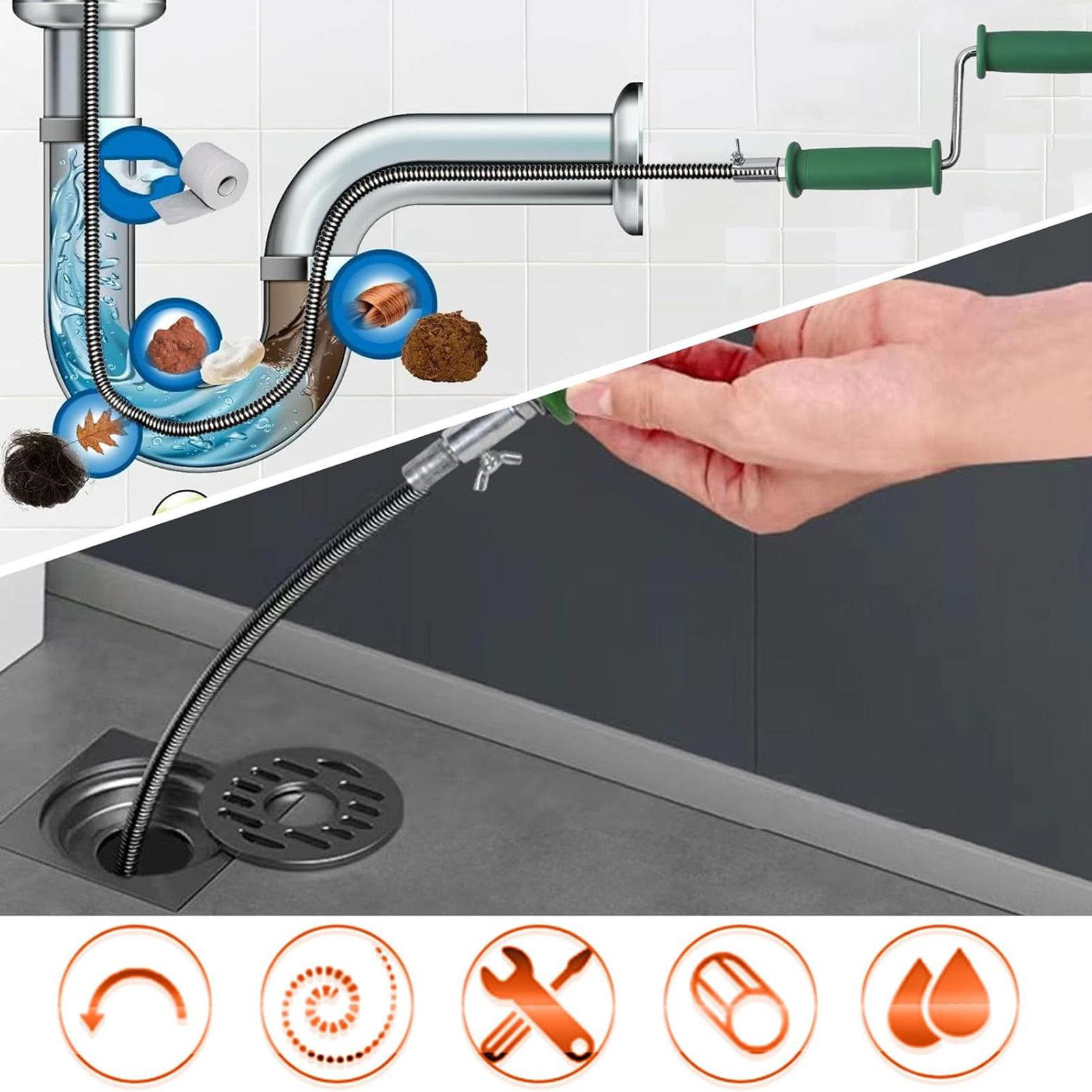 Drain Snake 4M Flexible Pipe U - огляд і ціна Drain Snake Flexible
